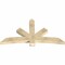 Ekena Millwork Alberta Rough Sawn Timber Gable Bracket, Douglas Fir, 72"W x 39"H x 4"D x 6"F, 13/12 Pitch GBW072X39X0406ALB00RDF - alternate 4